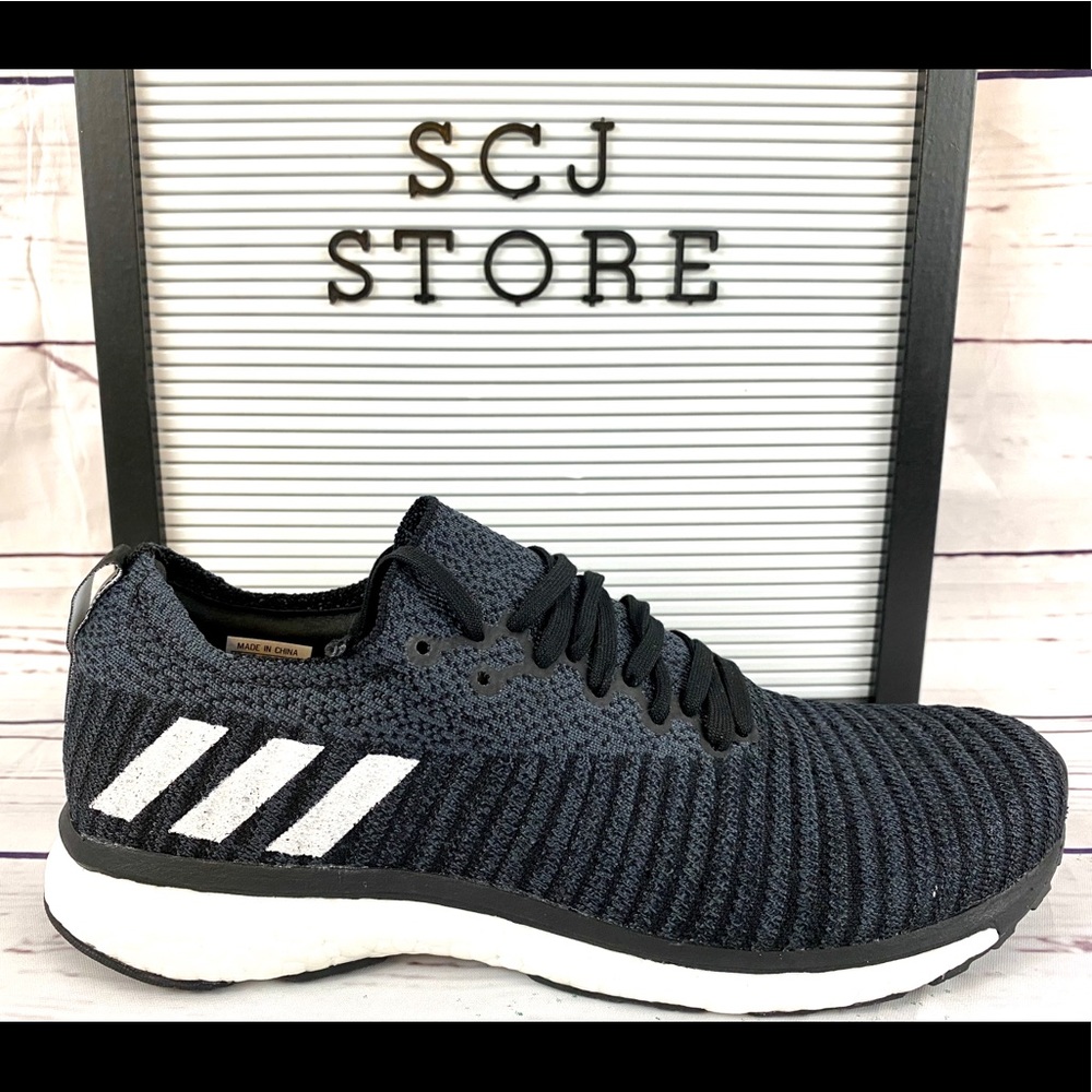 ADIDAS ADIZERO PRIME BOOST RUNNING BLACK WHITE